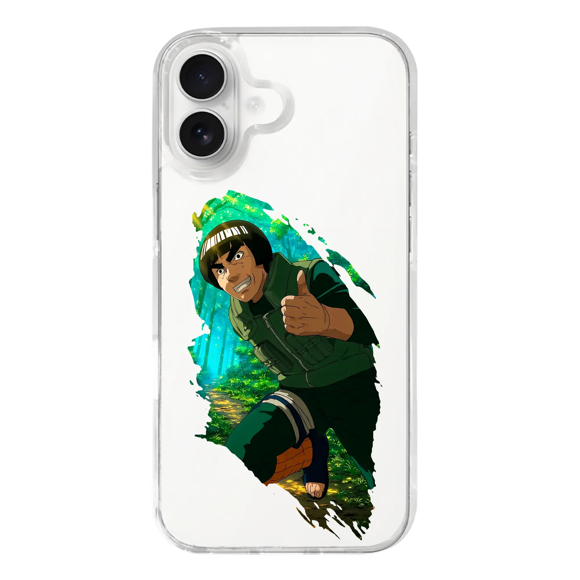 ナルト グッズ マイト・ガイ - iPhone 17シリーズ 透明スマホケース – 薄型・耐衝撃・精密フィット保護カバー